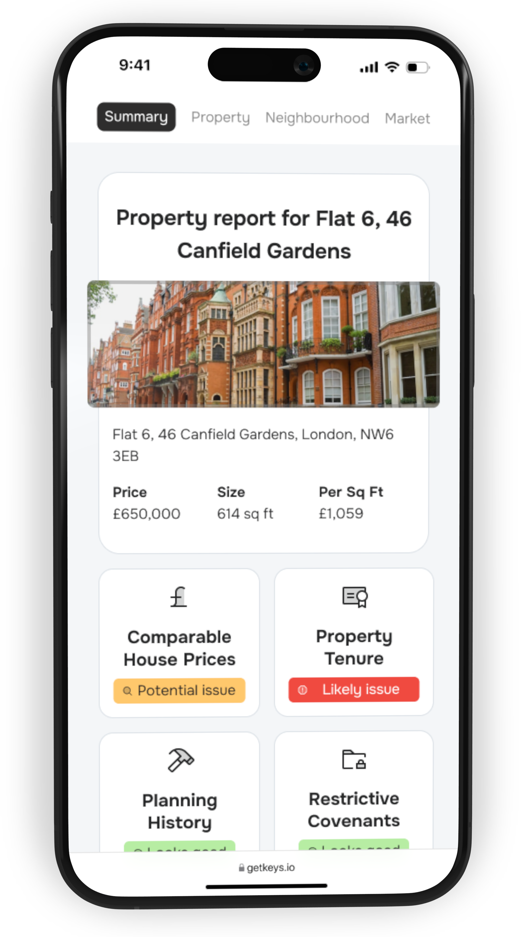 Property insights preview