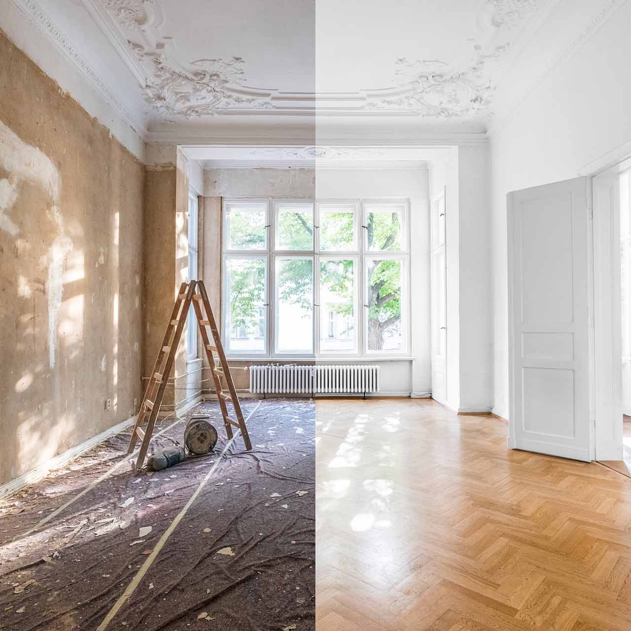 Renovation of a house