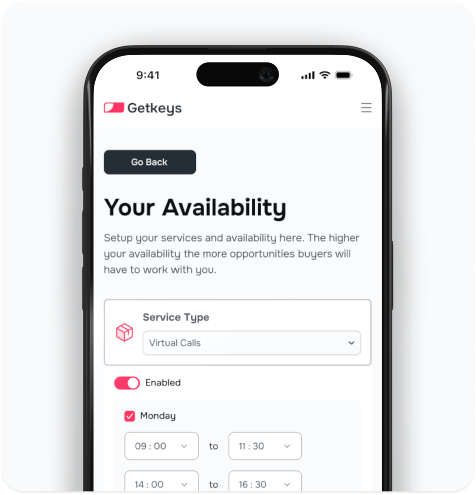 Configure your availability
